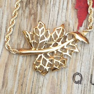 Trifari Leaf Necklace